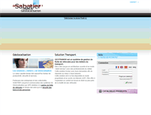 Tablet Screenshot of geotrans-online.com